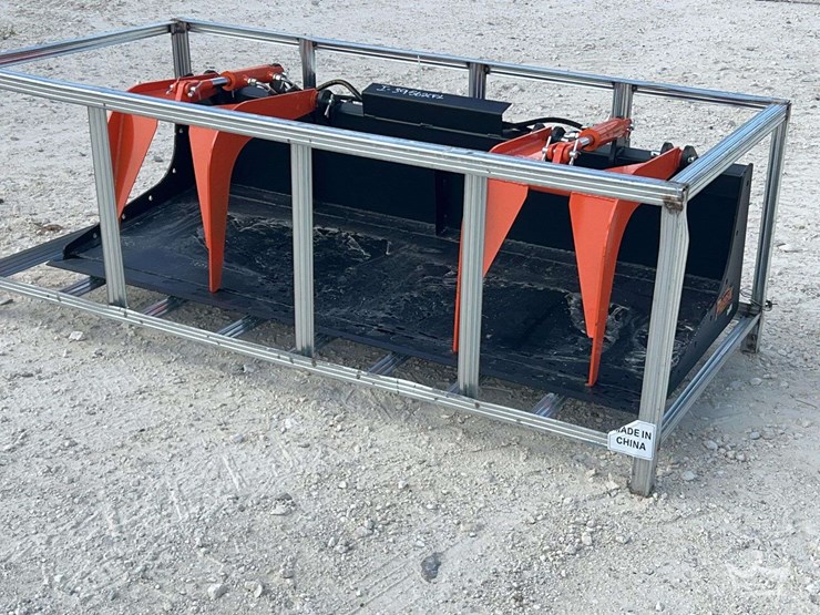2026-pabreak-dual-cylinder-hydraulic-grapple-bucket-skid-steer-attachment-image-1