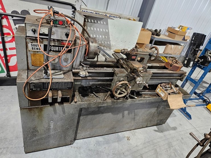 #6182-•-south-bend-fourteen-industrial-metal-lathe-image-7