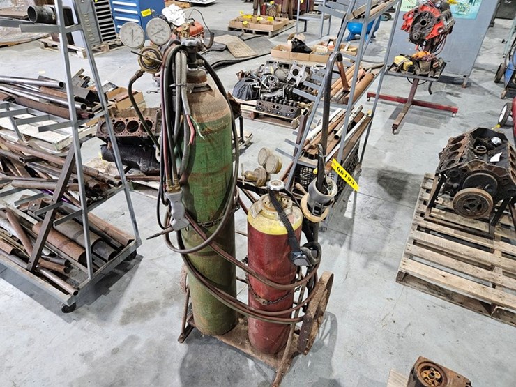 #6193-•-oxygen-&-acetylene-torch-cart-image-1