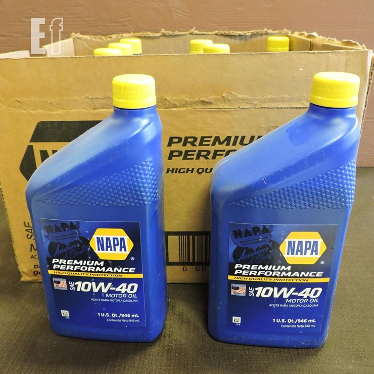 (8) UNOPENED QUARTS OF NAPA 10W-40 MOTOR OIL