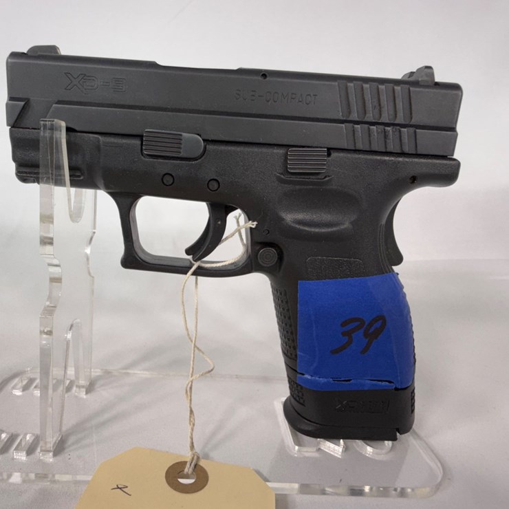 #39 • Springfield Sub-Compact XD-9 9mm Pistol XD158354