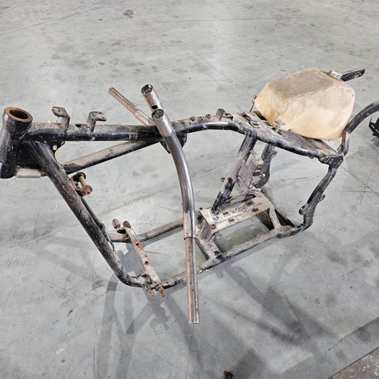 #6274 • Motorcycle Frame And Gas Tank