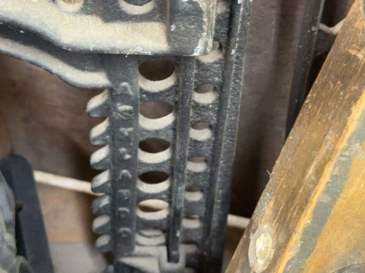 primitive-farm-tools-&-wrench-lot-w/-acme-seeder,-allis-chalmers,-bell-&-hand-tools-image-13
