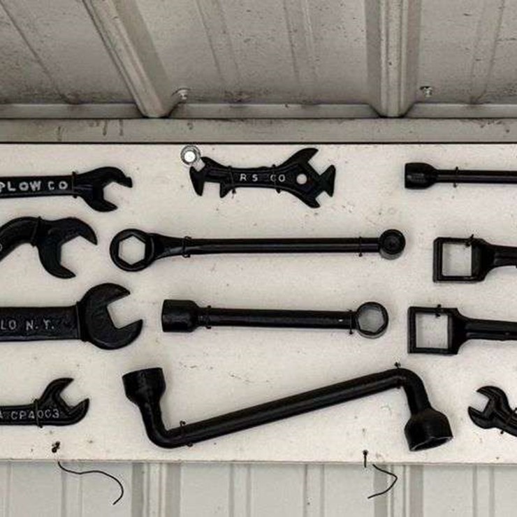 Collection of Decorative Iron Wrenches