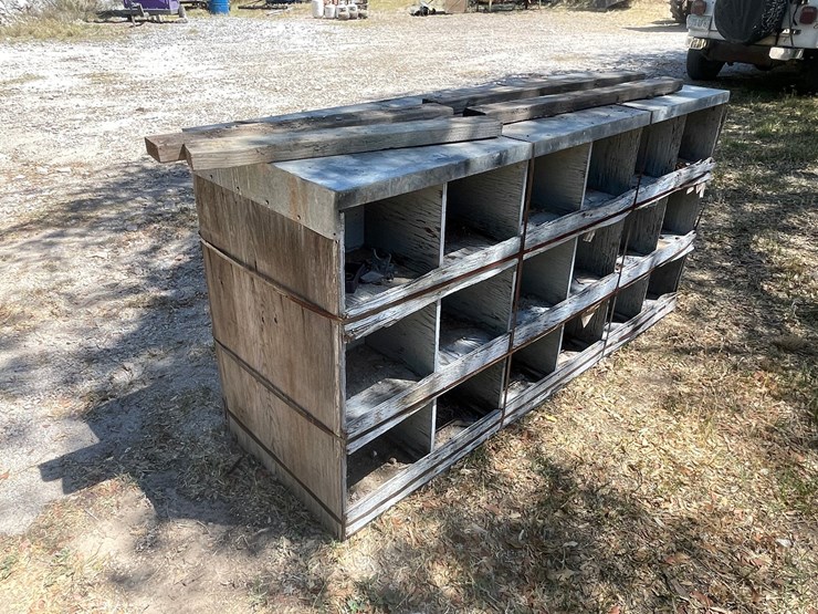 #1076-•-wooden-3-tier-shelving-with-individual-cubbies-image-3