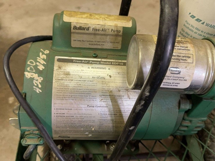 bullard-free-air-pump-model-edp10-with-leeson-motor-image-2