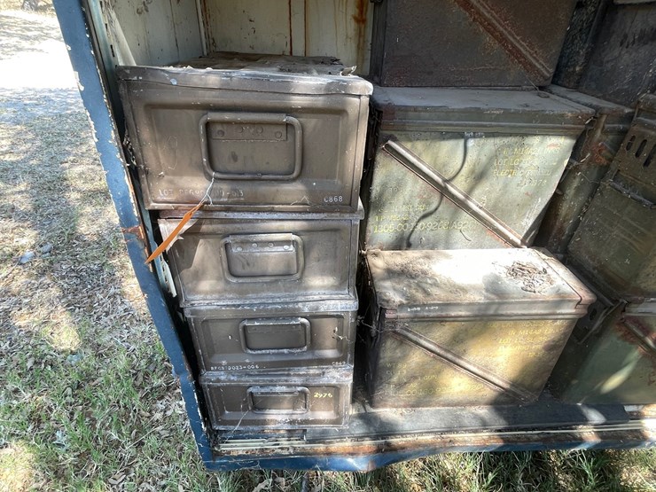 #1075-•-blue-storage-box-with-empty-ammo-containers-image-2