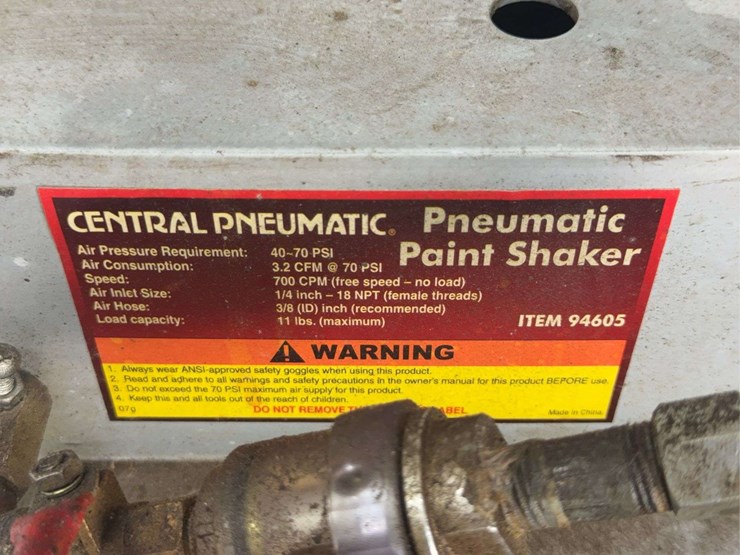 central-pneumatic-paint-shaker-with-assorted-paints-and-cabinet-image-3