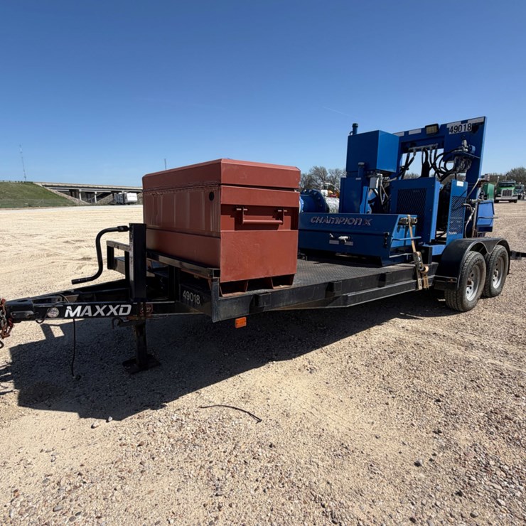 2018 MAXX-D FRAC WATER TREATMENT TRAILER