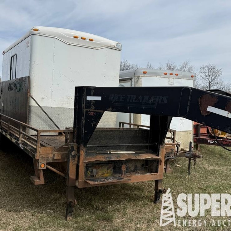 (x) (5-30) 2013 RICE GN Crew Trailer, VIN-4RWR3GP2...