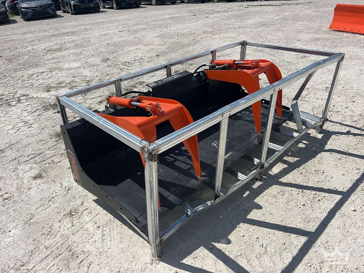 2026-pabreak-dual-cylinder-hydraulic-grapple-bucket-skid-steer-attachment-image-2