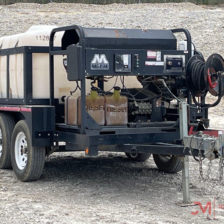 MI-T-M HS-3505-0MDK TRAILER MOUNTED HOT WATER PRESSURE WASHER