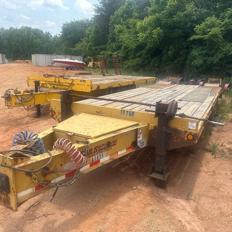 2007 CAM SUPERLINE 12CAM825TA 13 TON T/A EQUIPMENT TRAILER