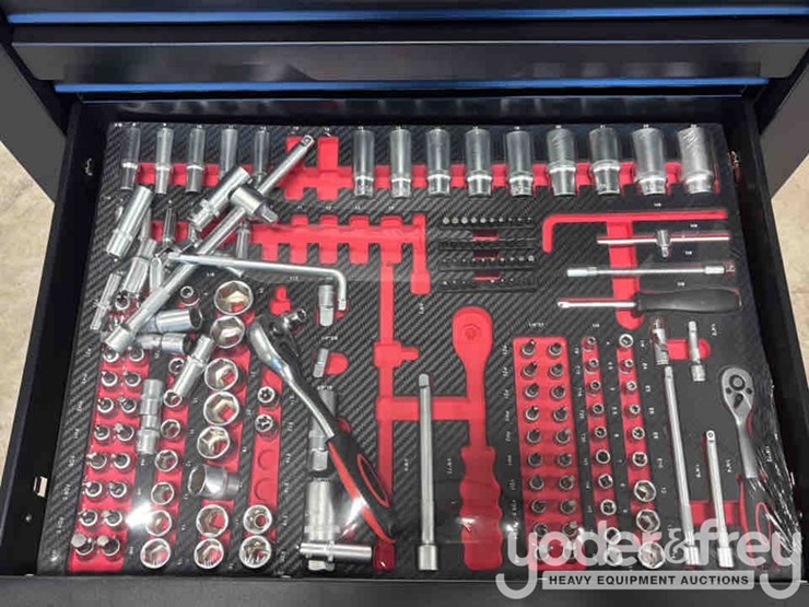 unused-onshine-7-drawer-rolling-tool-cabinet,-comes-with-254-tools-image-9