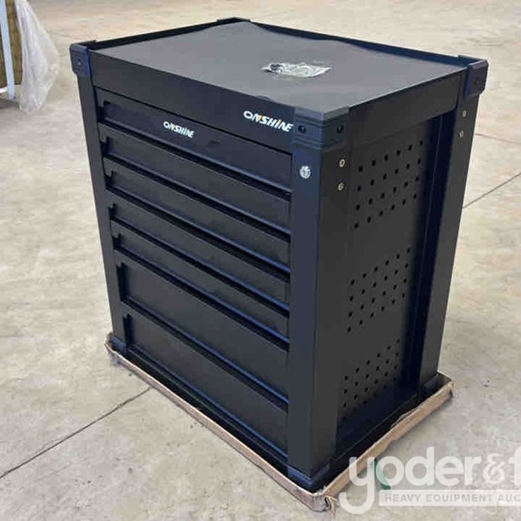 Unused Onshine 7 Drawer Rolling Tool Cabinet, Comes with 254 Tools