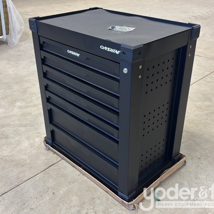 Unused Onshine 7 Drawer Rolling Tool Cabinet, Comes with 254 Tools