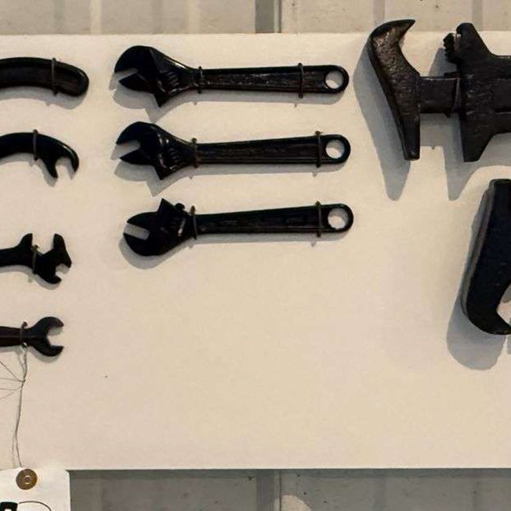 Collection of Metal Wrenches