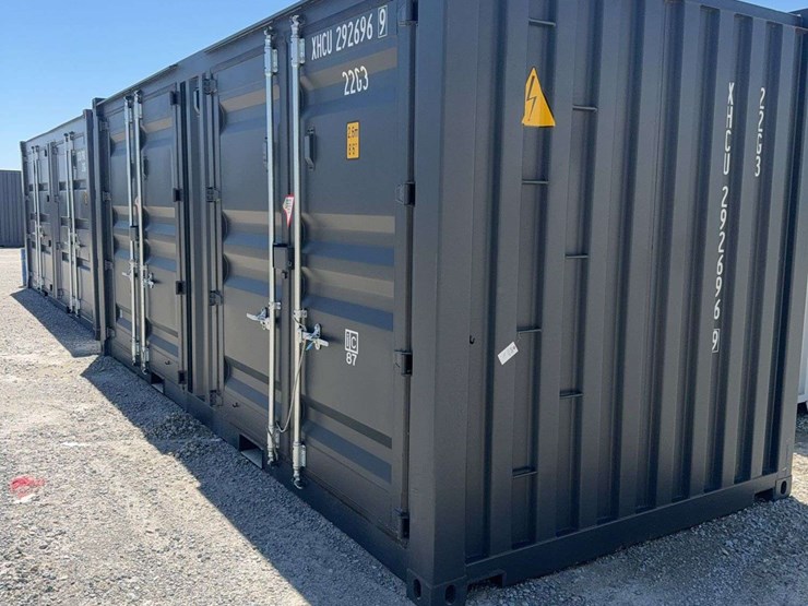 new-20ft-shipping-container-with-double-side-doors-and-end-door,-#2926969-image-1