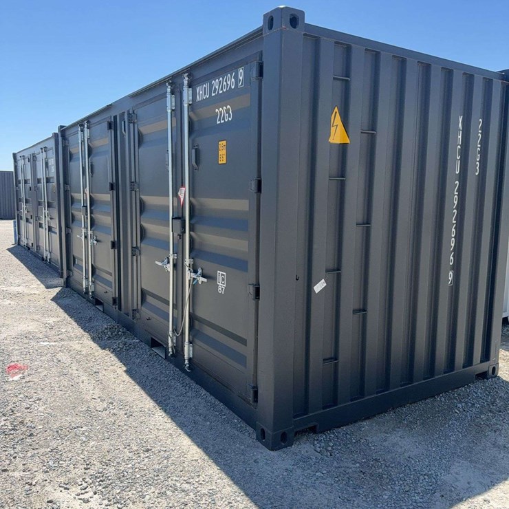 New 20ft shipping container with double side doors and end door, #2926969