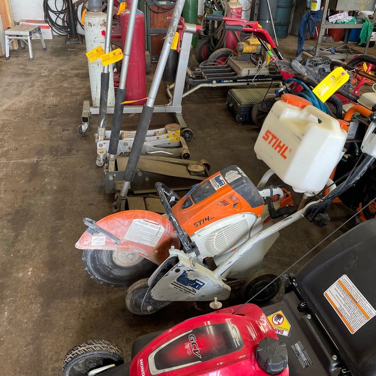 #7327 • Stihl TS800 Walk Behind Concrete Saw