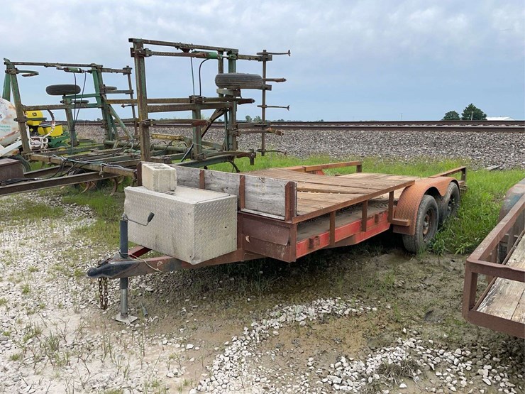 1993-homemade-bumper-hitch-trailer,-front-toolbox,-tandem-axle,-76"w-x-16ft-l,-vin#-td121516-image-5