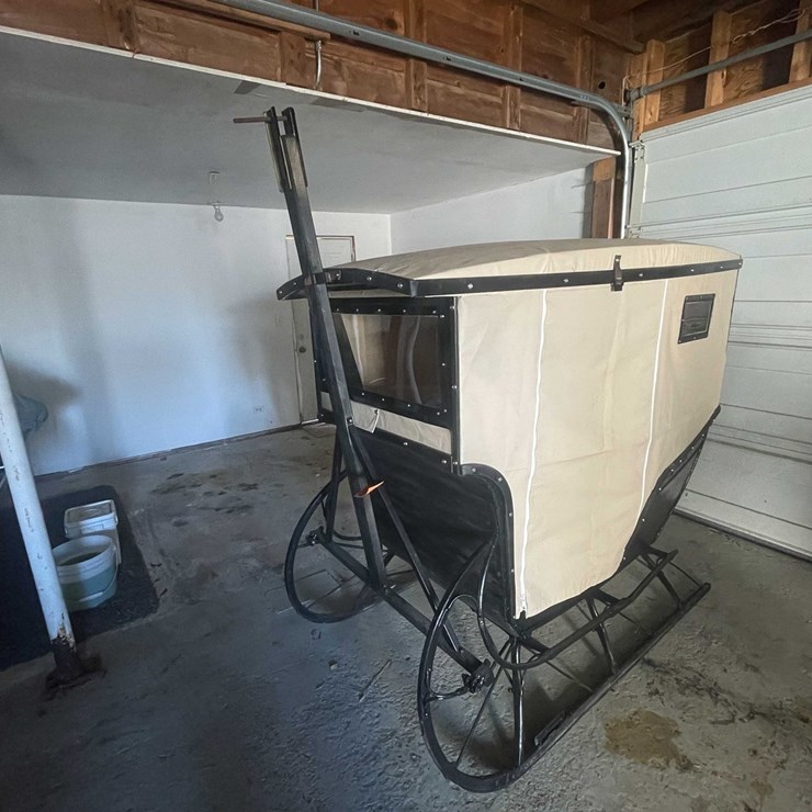 #4194 • 1887 Vintage Horse Drawn Sleigh