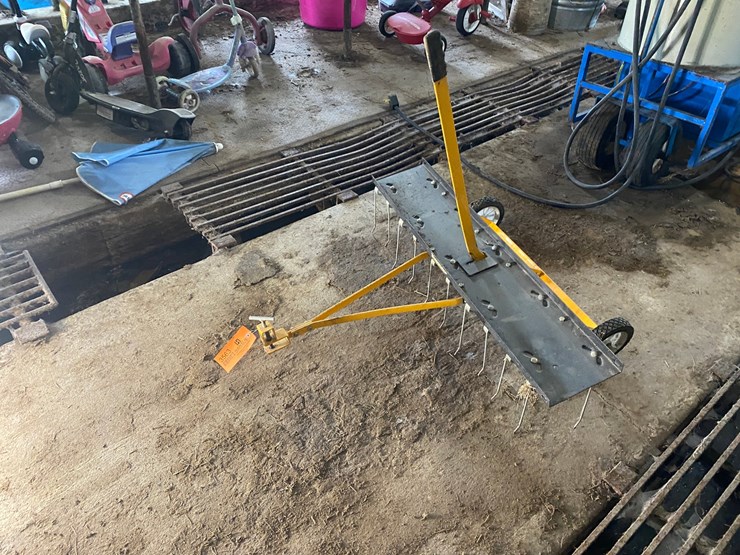 #3563-•-yardworks-pull-behind-lawn-thatcher-image-1