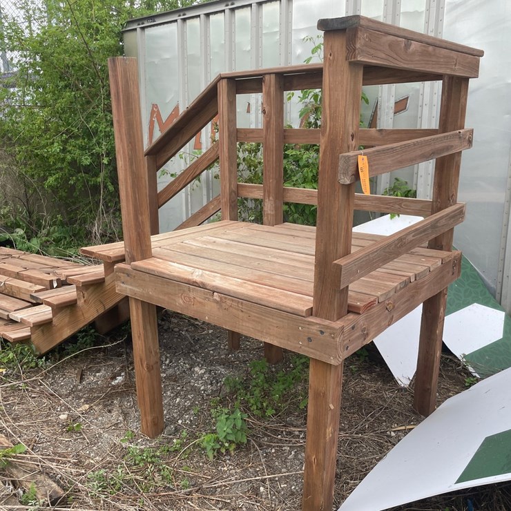 #6060 • Assembled Wooden Deck