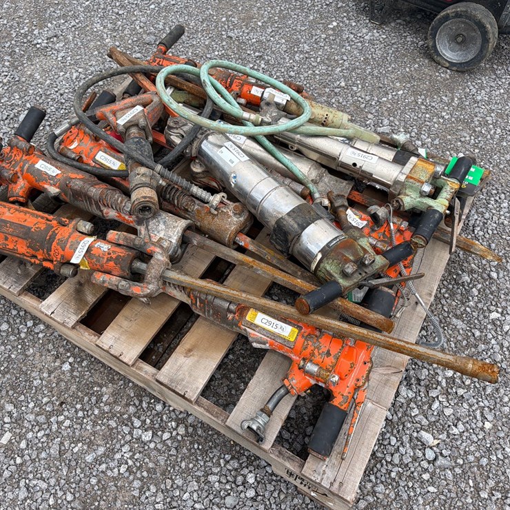 #62 • PALLET OF AIR HAMMERS