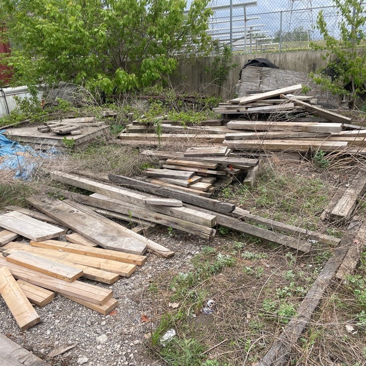 #6062 • Pile of Various Wood and Lumber Cutoffs