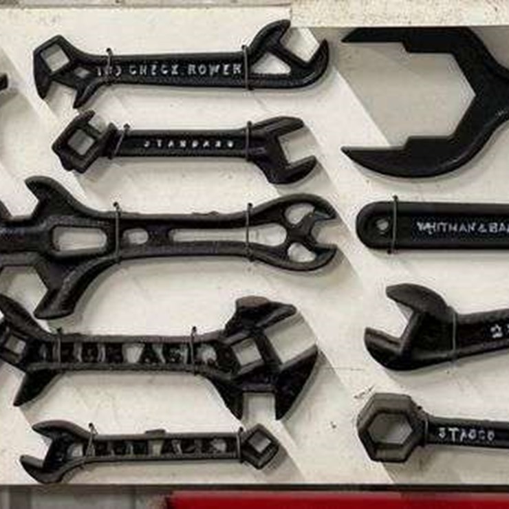 Collection of Cast Iron Wrenches