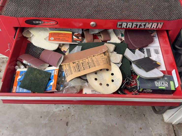 craftsman-rolling-tool-chest-with-assorted-tools-and-supplies-image-2