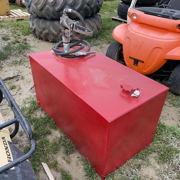 100 gallon fuel tank with pump