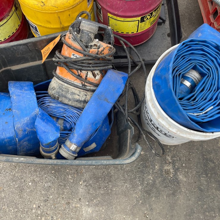 #6048 • Tsunami Sump Pump and Water Hoses