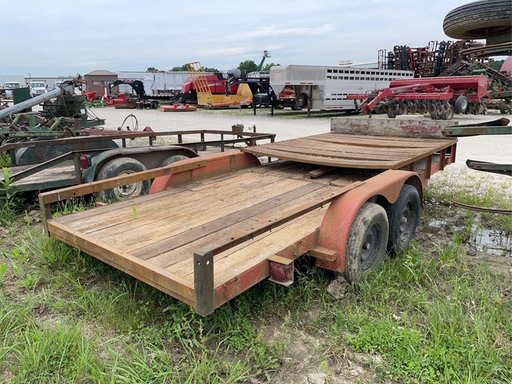 1993-homemade-bumper-hitch-trailer,-front-toolbox,-tandem-axle,-76"w-x-16ft-l,-vin#-td121516-image-3