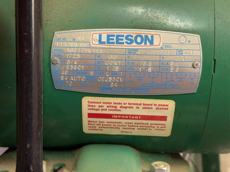 bullard-free-air-pump-model-edp10-with-leeson-motor-image-5