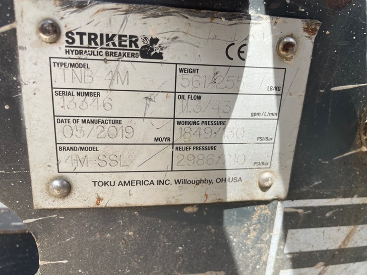#6013-•-striker-tnb-4m-hydraulic-breaker-image-5