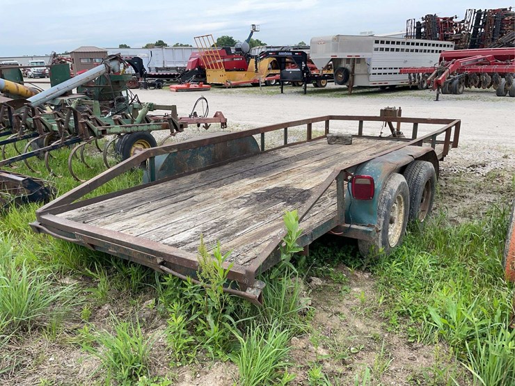 1990-homemade-bumper-hitch-trailer,-76"-w-x-16ft-l,-hand-winch,-vin#-td85980-image-4