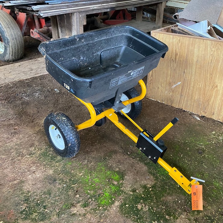 #3592 • Yardworks Pull Behind Feed Spreader
