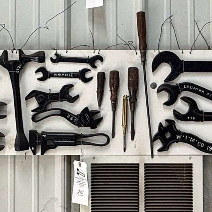Assorted Cast Iron Tools and Wrenches