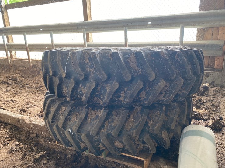 #3577-•-(2)-tractor-tires-on-rims-image-2