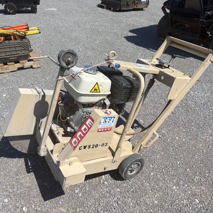 #24 • EDCO DS20 WALK BEHIND CONCRETE SAW