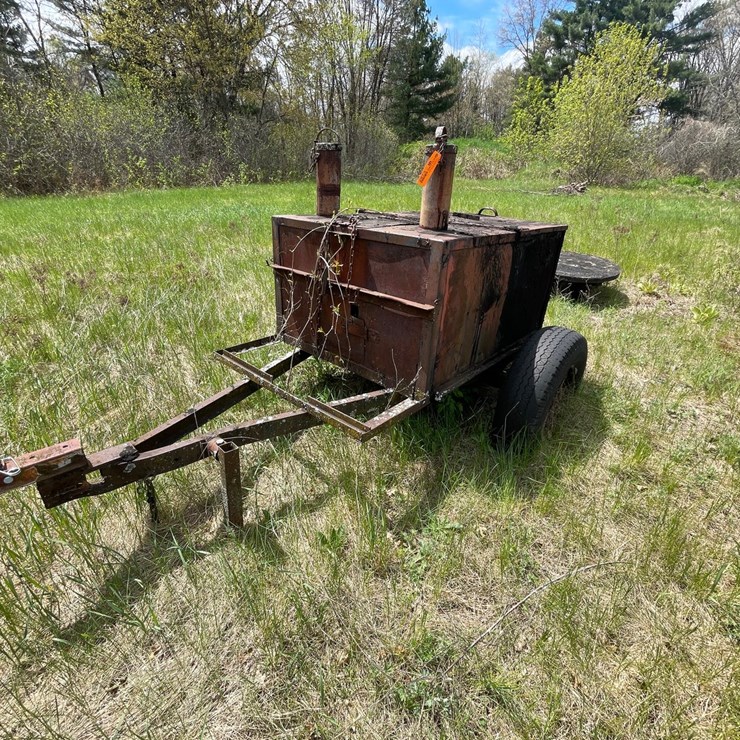 #2873 • Tar Kettle on Trailer (OR)