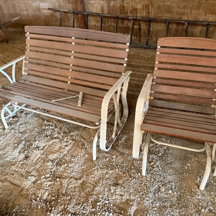 Outdoor Gliding Chair & Bench