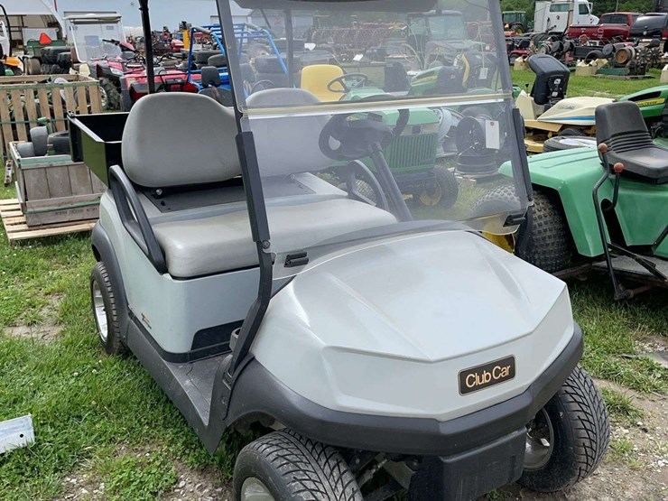 club-car-golf-cart-with-charger-(inside-building)-and-bluetooth-speaker-image-1