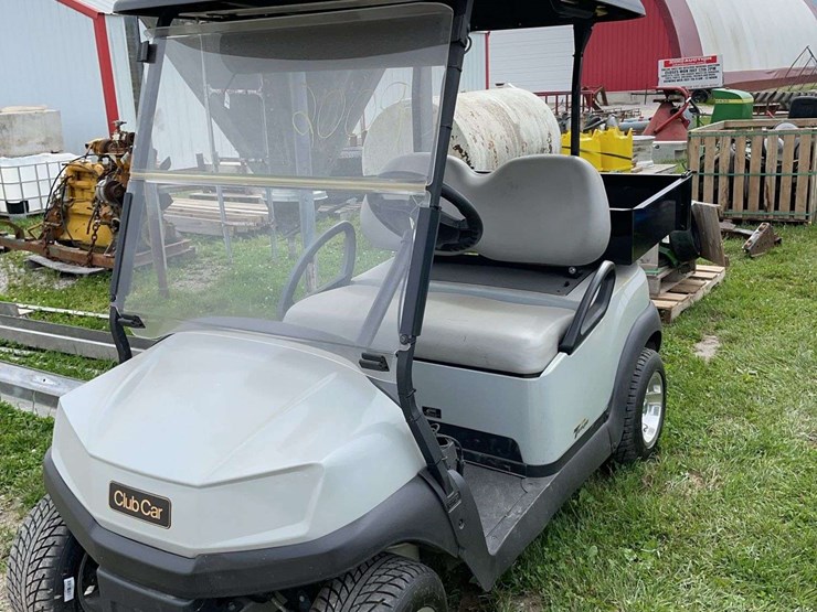 club-car-golf-cart-with-charger-(inside-building)-and-bluetooth-speaker-image-2