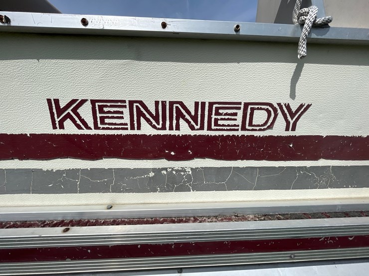 #2103-•-1990-kennedy-24'-supreme-pontoon-and-trailer-(has-wi-title)-image-8