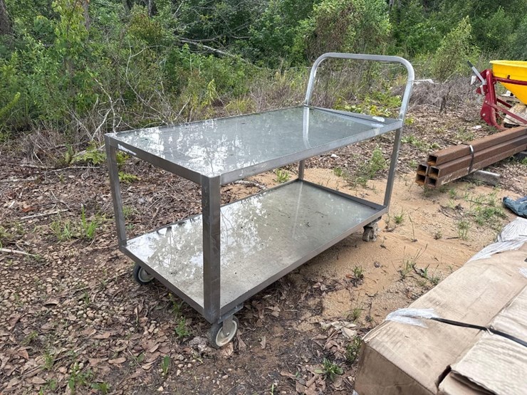 2231---2'-x-4'-stainless-rolling-cart-image-1