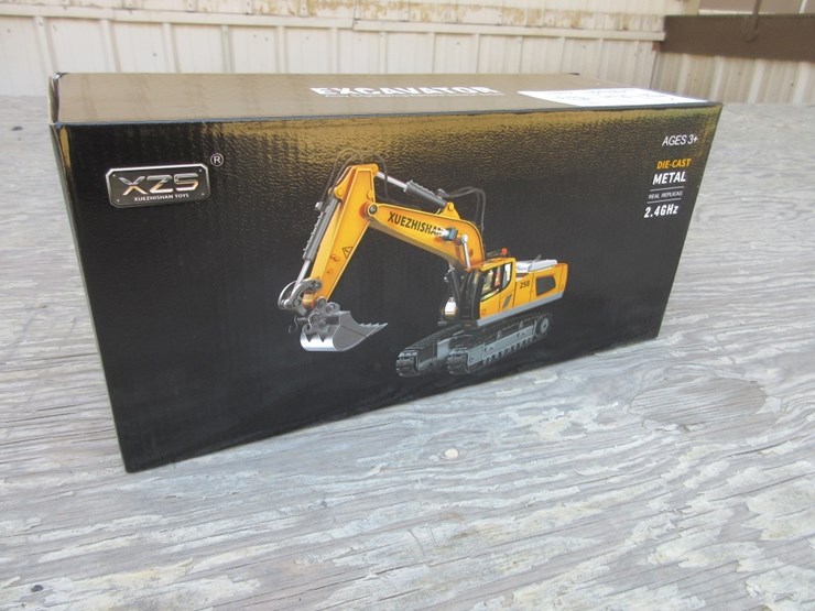 new-unused-remote-control-die-cast-toy-excavator,-image-1