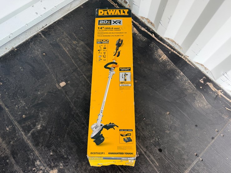 #6025-•-dewalt-20v-max-dcst922b-battery-powered-string-trimmer-image-1